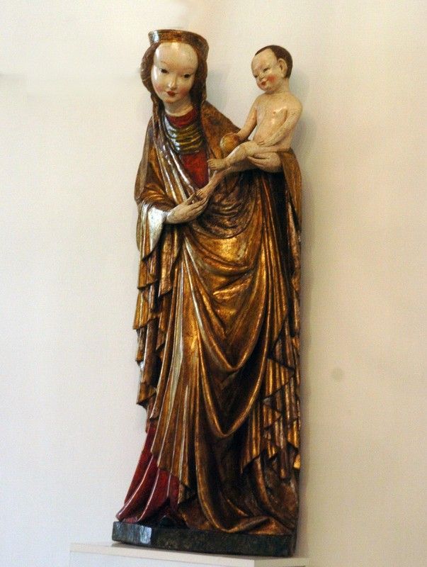 Madonna of Krużlowa, ca 1400-1410, from the collection of the National Museum in Kraków, Bishop Erazm Ciołek Palace, photo: Wacław Klag / Dziennik Polski / Reportre / East News